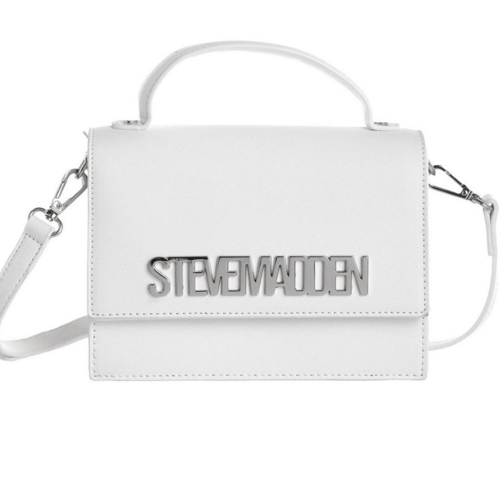 Steve Madden White Tik Tok Crossbody Bag New